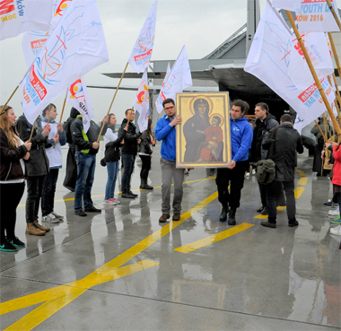 Symbole Światowych Dni Młodzieży już w Powidzu