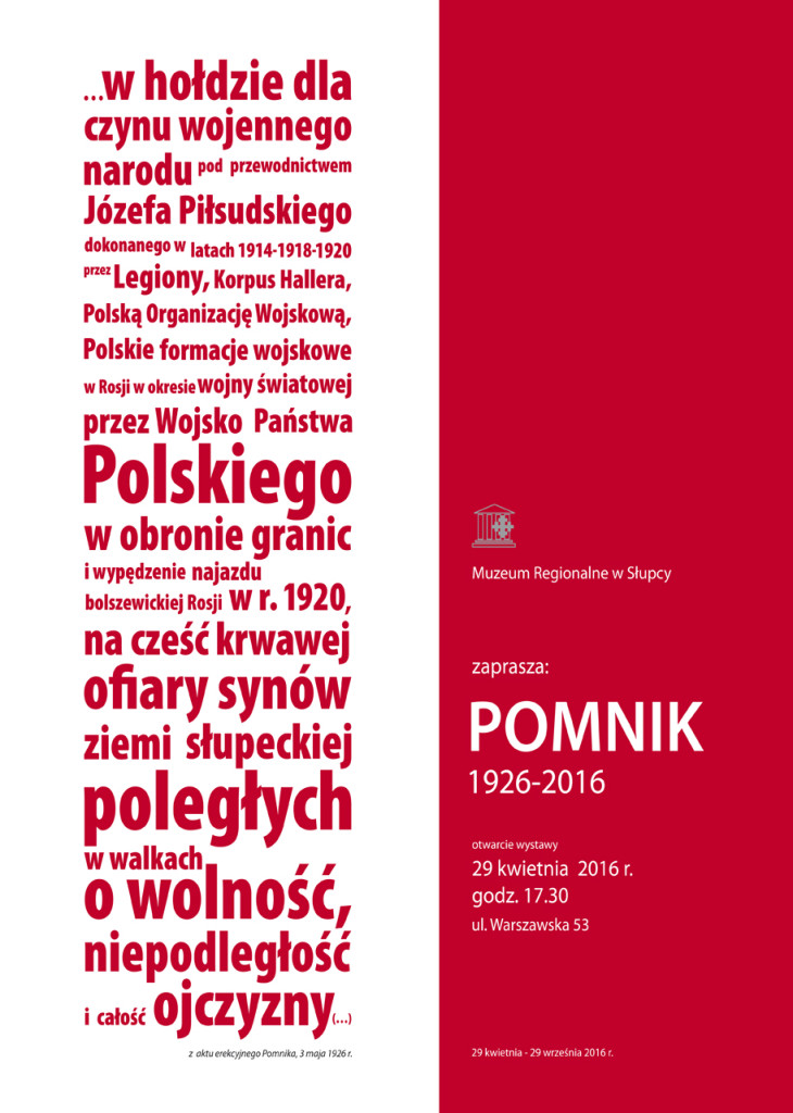 Muzeum zaprasza – Pomnik