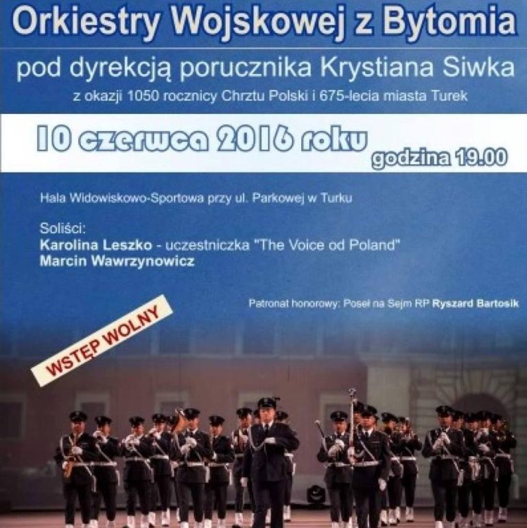 KONCERT ORKIESTRY WOJSKOWEJ Z BYTOMIA