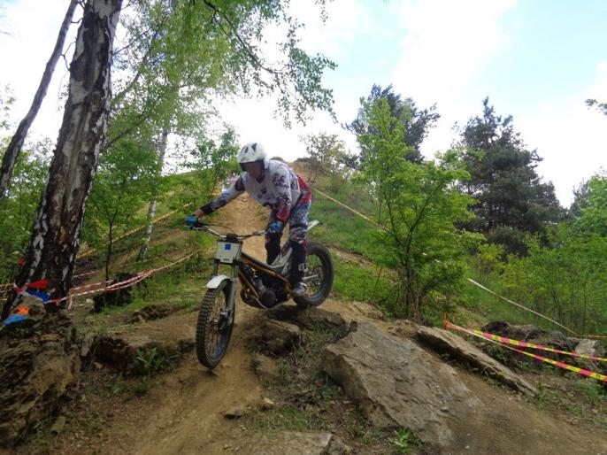 Motocyklowy trial w gminie Władysławów.