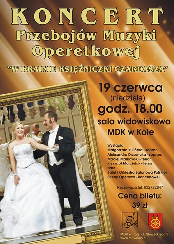 Bilety na operetkę w świetnych cenach…