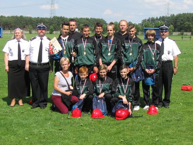 Mistrzostwa powiatu konińskiego młodzieżowych drużyn pożarniczych.