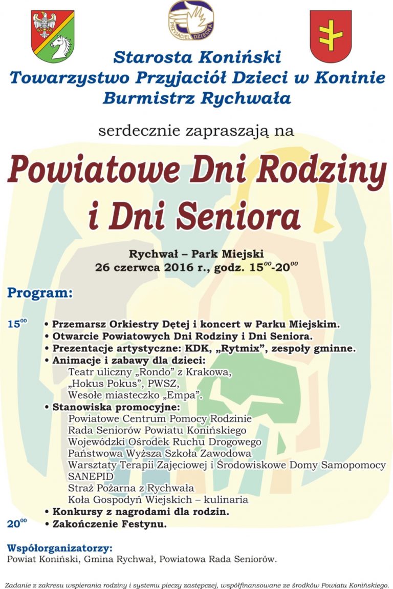 Powiatowe Dni Rodziny i Dni Seniora w Rychwale.