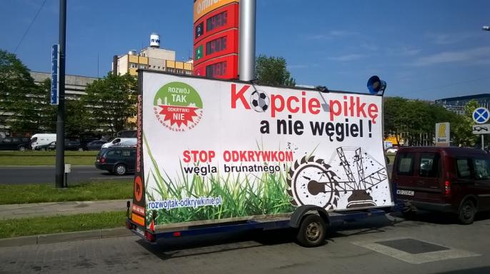Protest w Warszawie przeciwko odkrywce