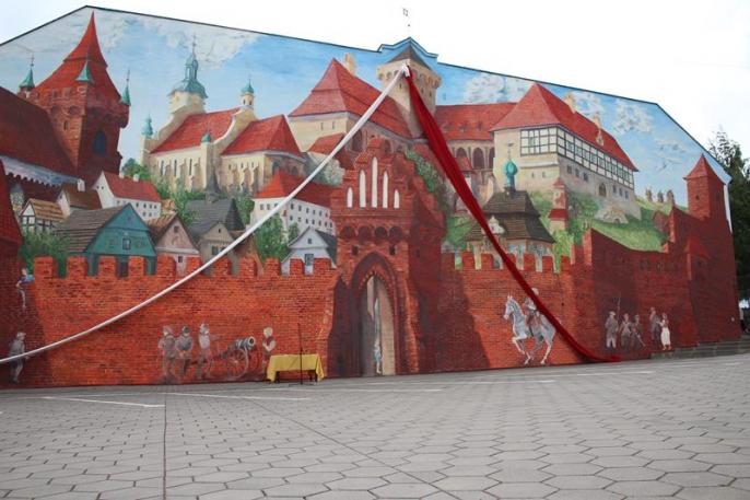 Pyzdrski mural oficjalnie odsłonięty