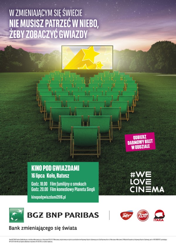 Kino pod gwiazdami w Kole