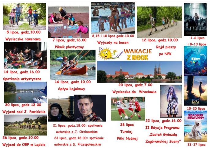 Wakacje z MGOK w Zagórowie