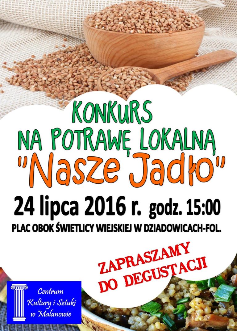 Konkurs na potrawę lokalną Nasze Jadło