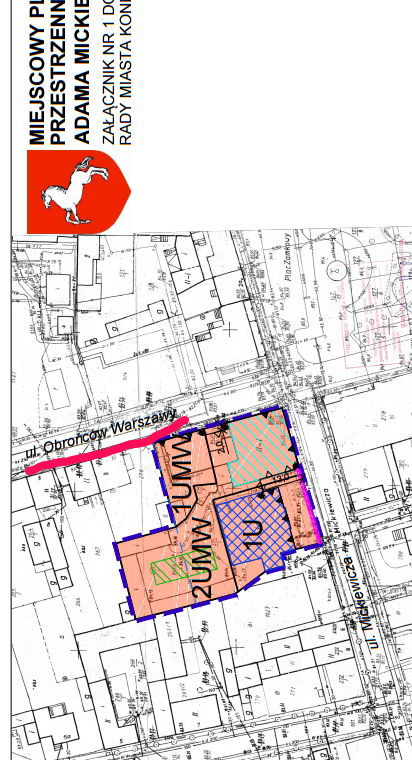 Projekt zagospodarowania terenu do ponownego opracowania