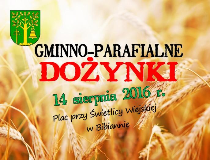 Gminno-Parafialne Dożynki 2016 w Malanowie