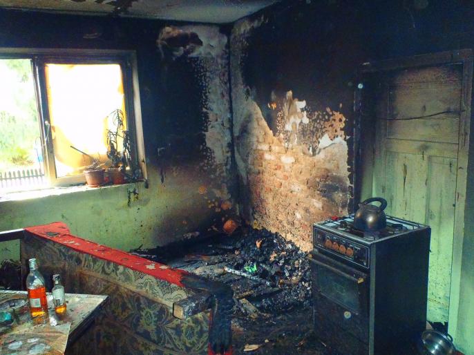 Pożar budynku mieszkalnego w Tarnówce