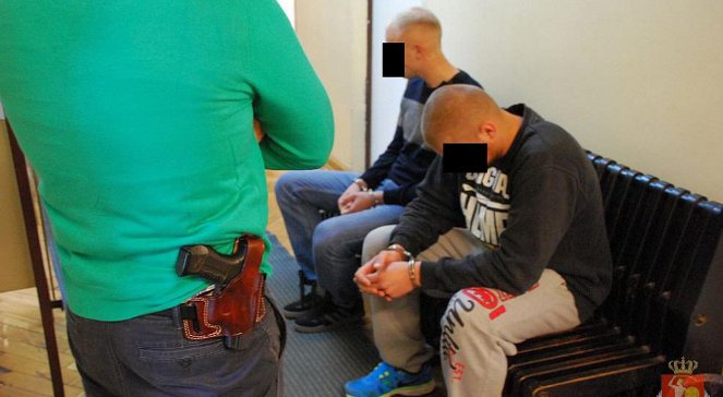 Ślesin – sprawcy pobicia w rękach policjantów