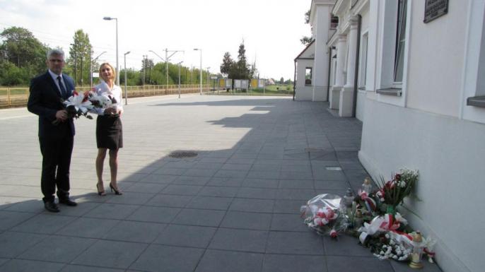 Władze miasta upamiętniły nalot na dworzec kolejowy w Kole