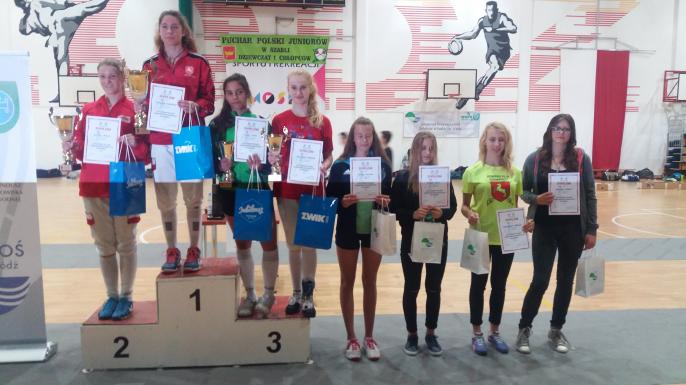 II Puchar Polski Juniorów Młodszych w szabli – Małgorzata Zawodniak i Hubert Glanser na podium