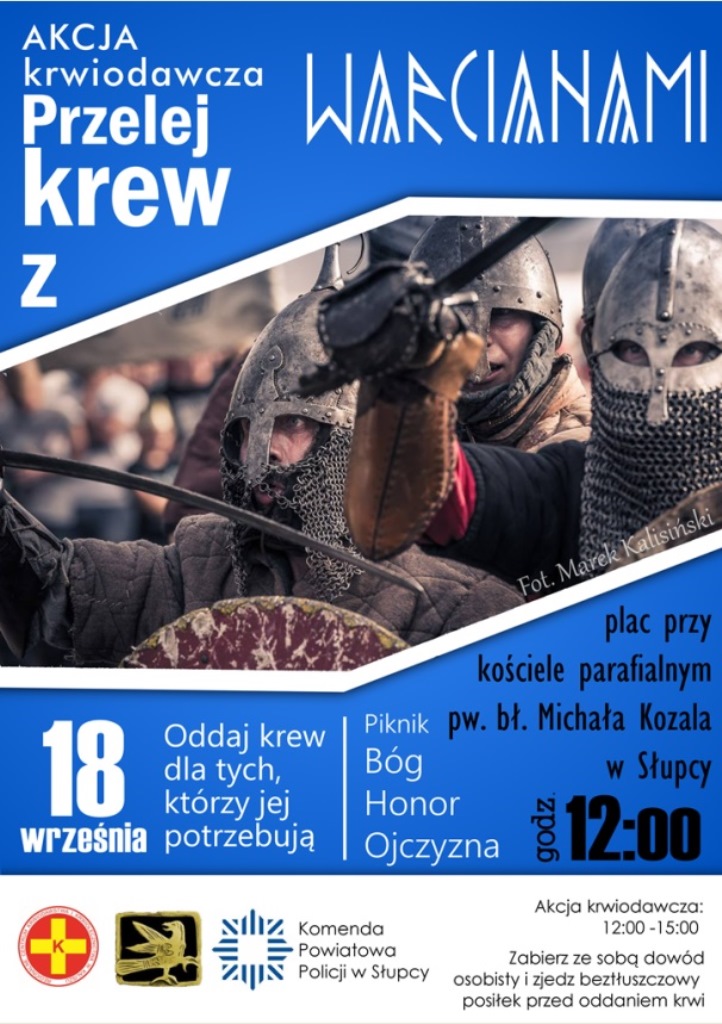 Komenda Powiatowa Policji w Słupcy zaprasza na festyn BÓG HONOR OJCZYZNA – 18 września