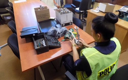 Sompolno – włamywacz w rękach policjantów