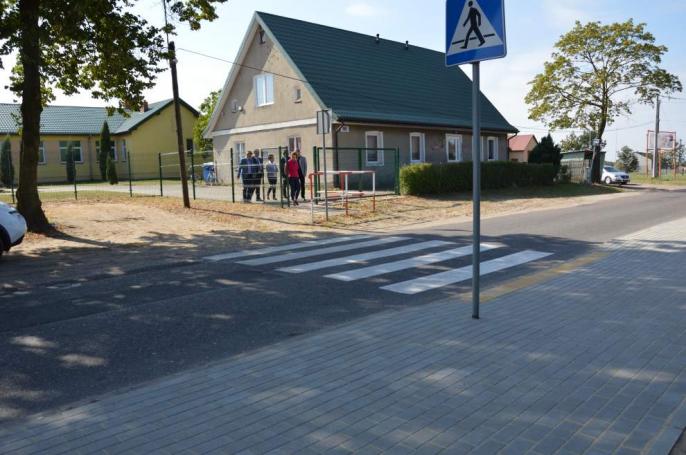 Nowy chodnik w gminie Malanów