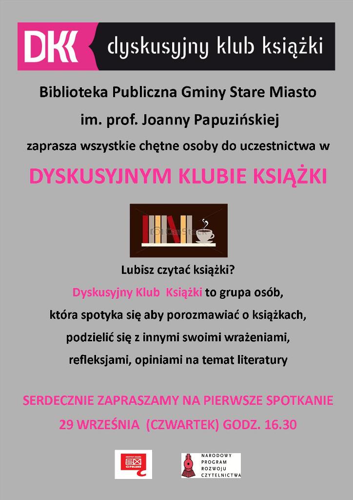Dyskusyjny Klub Książki w Starym Mieście