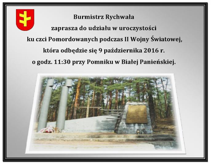 Uroczystości w Białej Panieńskiej