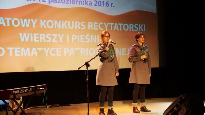 Powiatowy Konkurs Recytatorski Wierszy i Pieśni o Tematyce Patriotycznej
