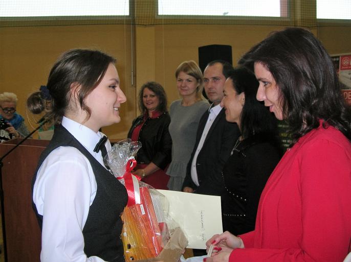 Sukces uczennicy ZSEU w Wielkopolskim Konkursie