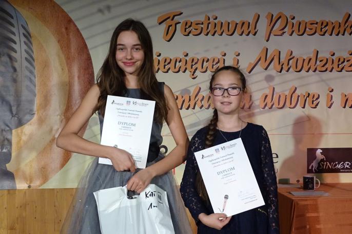 Sukces na Ogólnopolskim Festiwalu Piosenki Dziecięcej i Młodzieżowej w Szczecinie