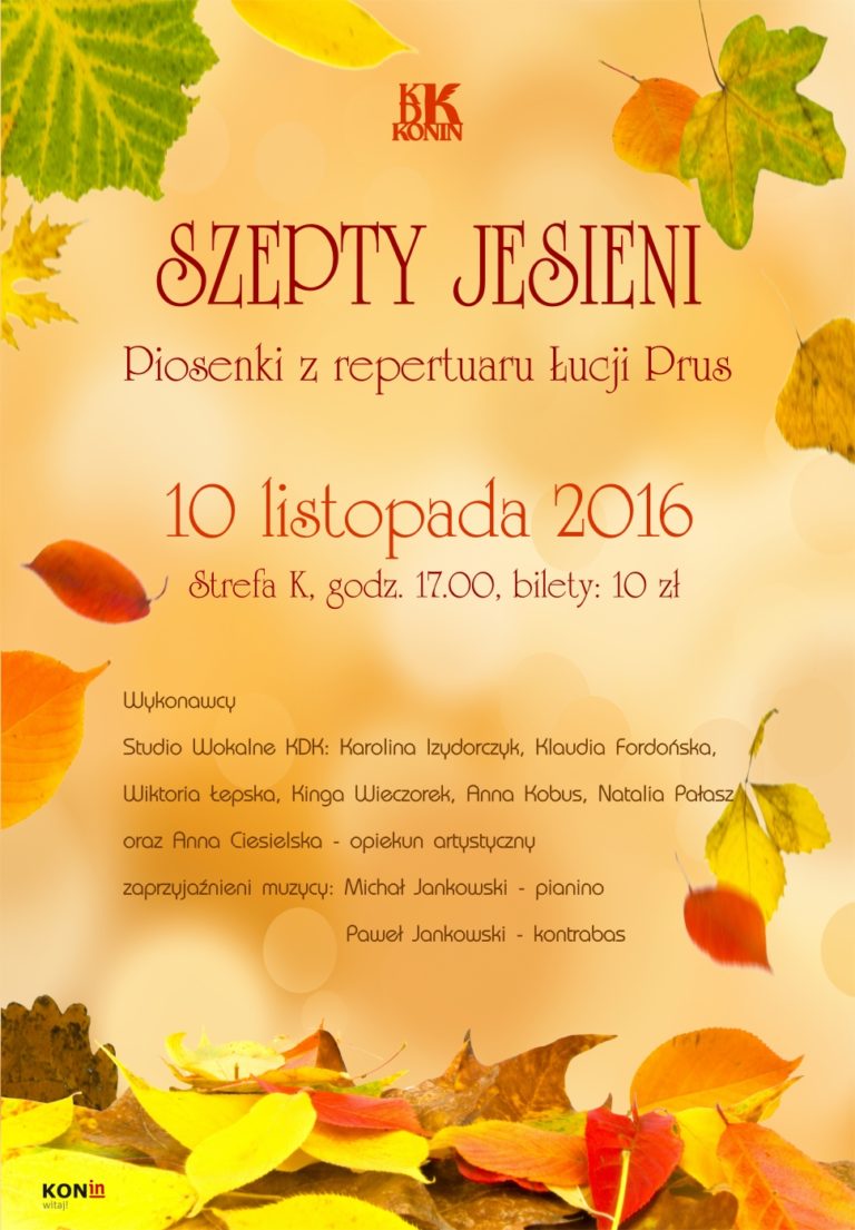 Szepty jesieni z repertuaru Łucji Prus