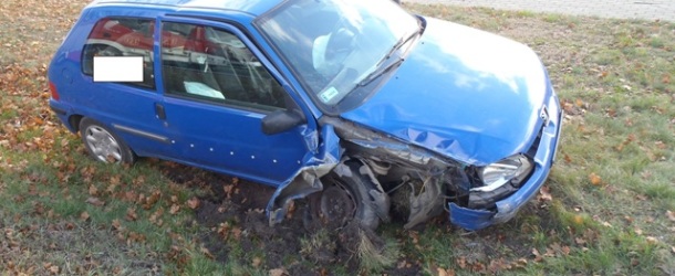 Zderzenie Peugeota z Volkswagenem LT.