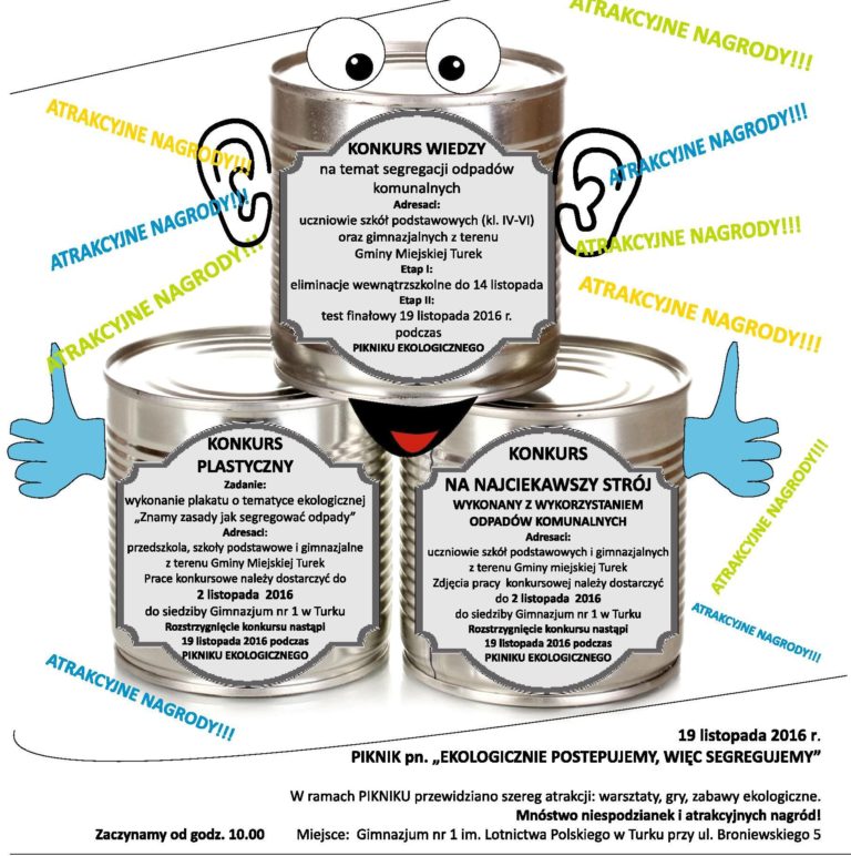 ZAPRASZAMY NA PIKNIK EKOLOGICZNY