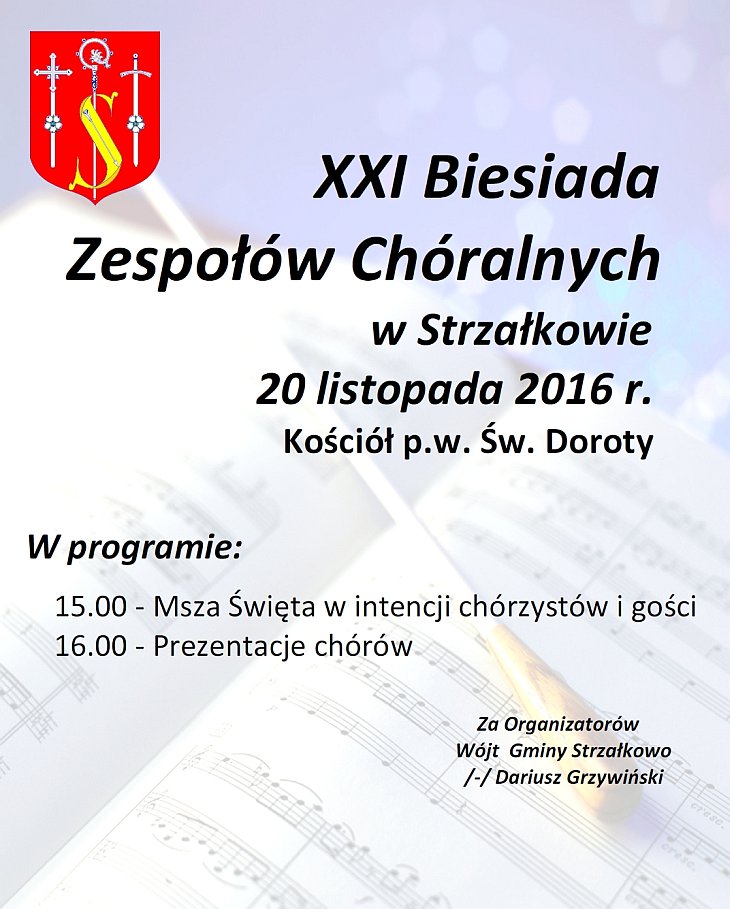 XXI Biesiada Zespołów Chóralnych 2016