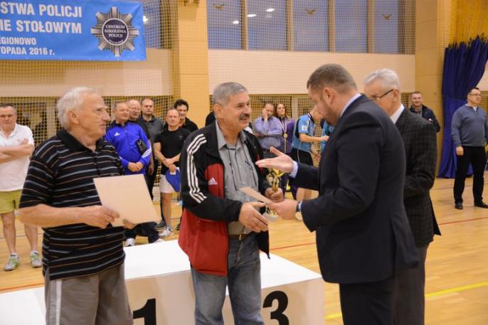 Mistrzostwach Policji w Tenisie Stołowym