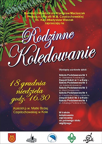 Zapraszamy na Rodzinne Kolędowanie 2016