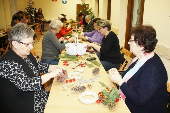 Warsztaty bożonarodzeniowe Seniorów