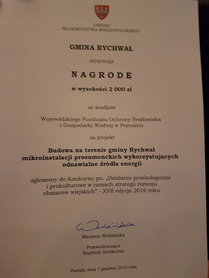 Nagroda dla Rychwała