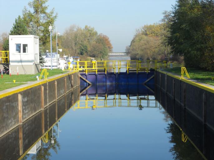 Nowy slip na Kanale Ślesińskim