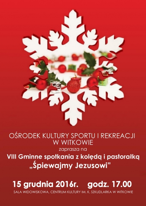 VIII Gminne Spotkania z Kolędą i Pastorałką