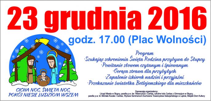 Otwarcie Szopki Bożonarodzeniowej w Słupcy