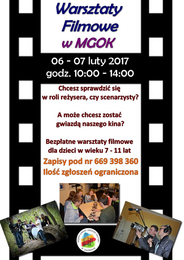 Warsztaty filmowe w Zagórowie
