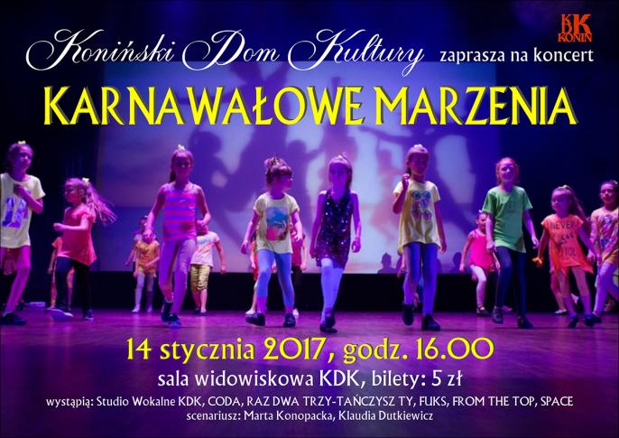 Karnawałowe marzenia – koncert w KDK