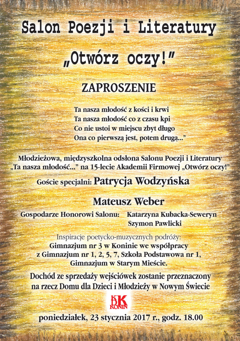 Młodzieżowy Salon Poezji i Literatury