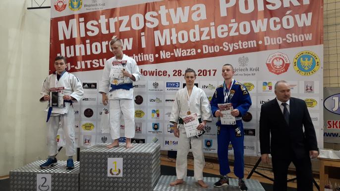 Kewin Rutkowski Mistrzem Polski Juniorów Ju Jitsu