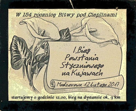 Zapraszamy na I Bieg Powstania Styczniowego na Kujawach