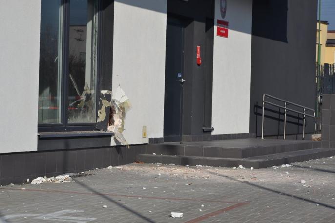 Bomba wybuchła w komisariacie policji w Kłodawie