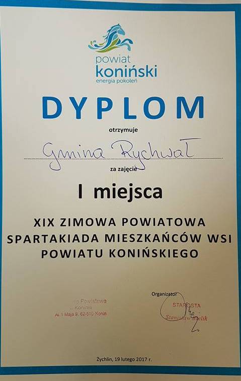 GMINA RYCHWAŁ I MIEJSCE