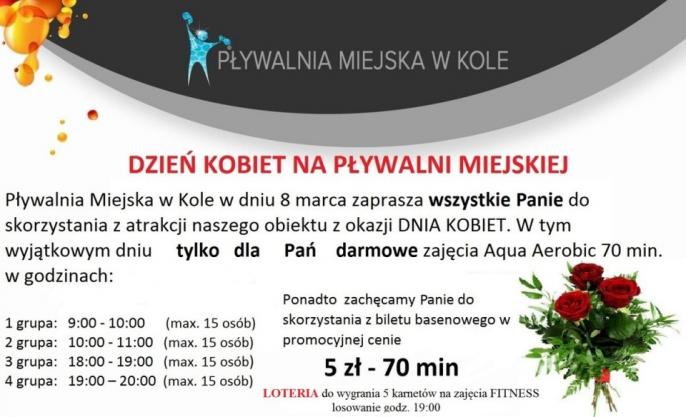 Dzień Kobiet na pływalni