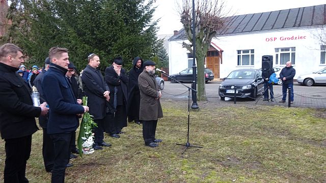 Uroczystość upamiętnienia getta żydowskiego w Grodźcu