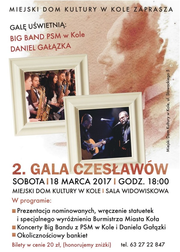 Gala Czesławów 2017 Zapraszamy!