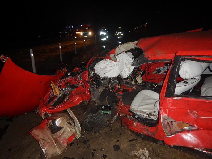 Zderzenie z pociągiem.