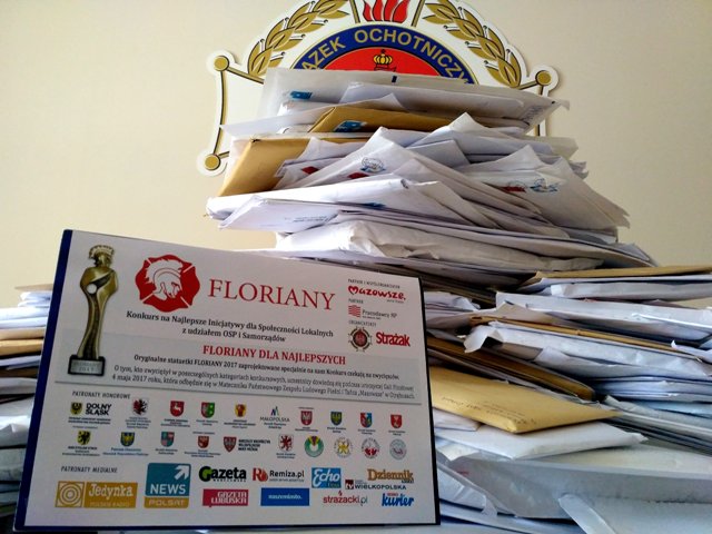 Grzegorzew ominowany do FLORIANÓW 2017