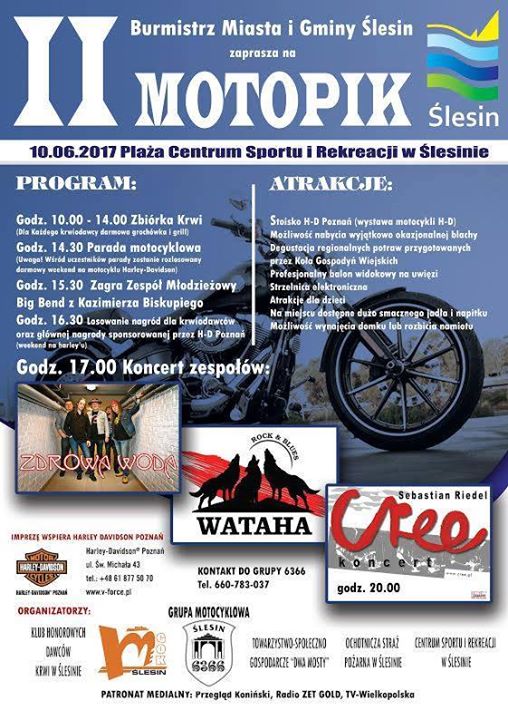 Burmistrz Ślesina zaprasza